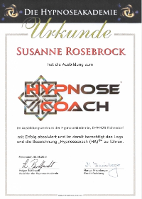 Zertifikat Hypnose Coach