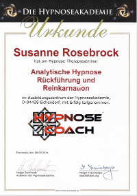 Zertifikat Analytische Hypnose